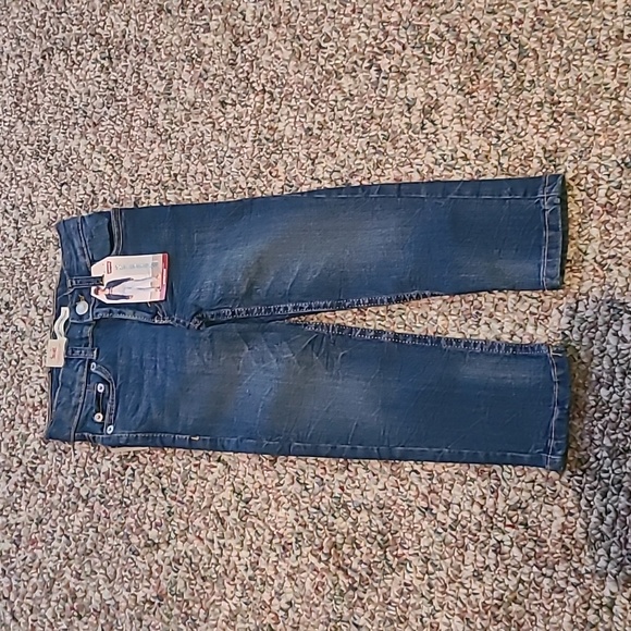 LEVIS BOYS 502 REGULAR TAPER STRETCH BLUE JEANS SIZE 4 REGULAR - Picture 3 of 12